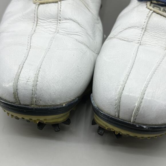 FootJoy DNA Golf Cleats Spiked Men‎ Size 8 M White Leather Lace up Low Top Shoes main image 7